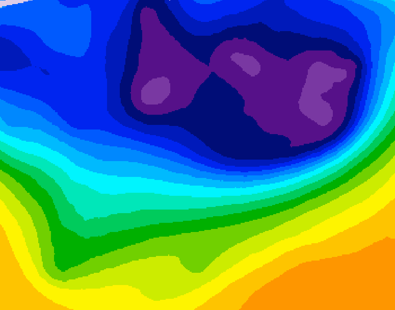 GDPS 500 millibar geopotential height 108 hour forecast chart for Canada based on 2026/02/28 1200Z data