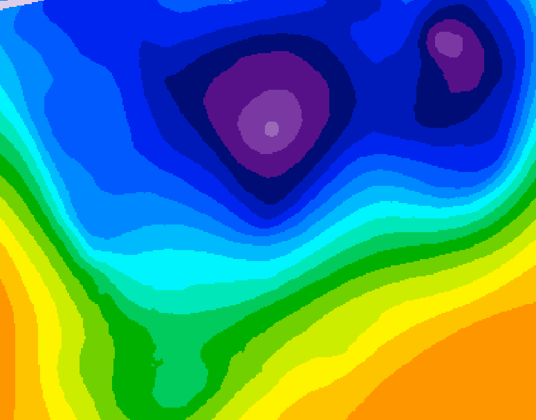 GDPS 500 millibar geopotential height 144 hour forecast chart for Canada based on 2026/02/28 1200Z data