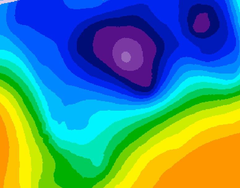 GDPS 500 millibar geopotential height 156 hour forecast chart for Canada based on 2026/02/28 1200Z data