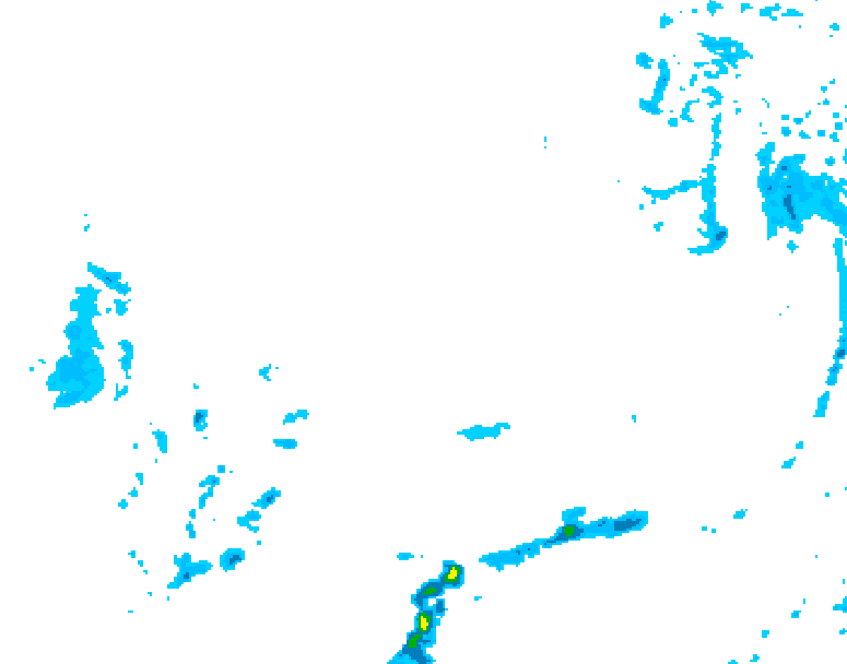 GDPS precipitation 126 hour forecast chart for Canada based on 2026/02/28 0000Z data