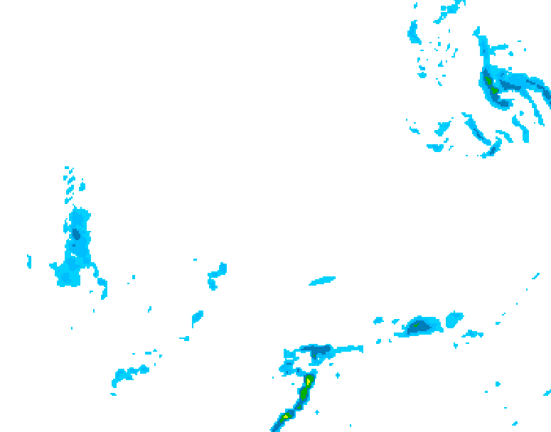 GDPS precipitation 132 hour forecast chart for Canada based on 2026/02/28 0000Z data