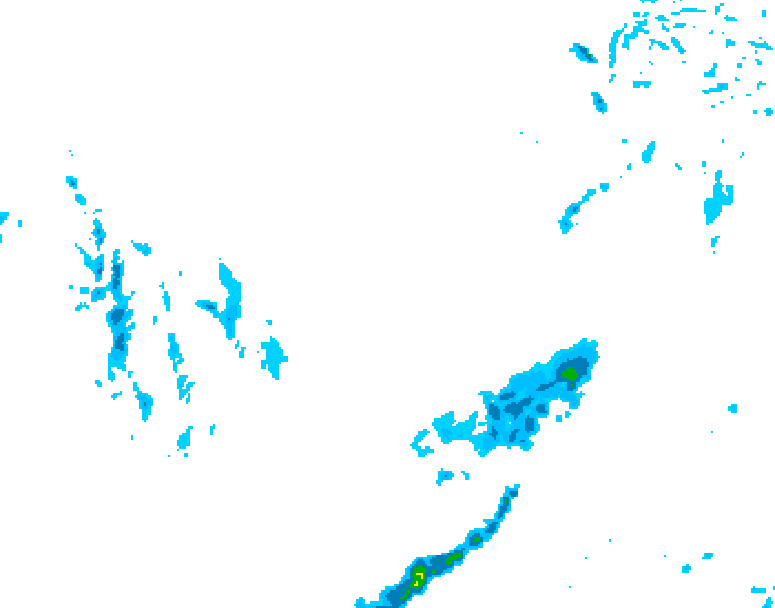 GDPS precipitation 186 hour forecast chart for Canada based on 2026/02/28 0000Z data