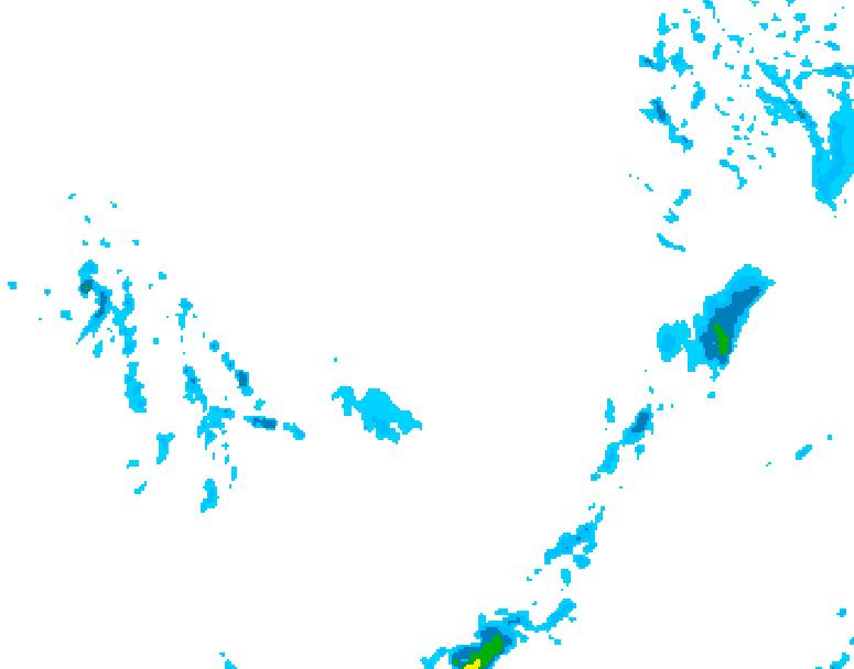 GDPS precipitation 198 hour forecast chart for Canada based on 2026/02/28 0000Z data