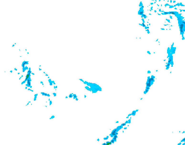 GDPS precipitation 204 hour forecast chart for Canada based on 2026/02/28 0000Z data