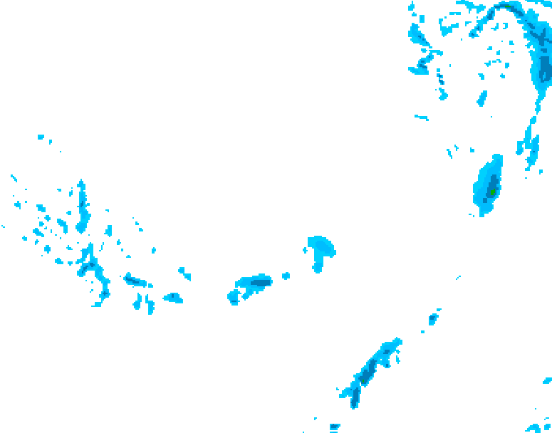 GDPS precipitation 210 hour forecast chart for Canada based on 2026/02/28 0000Z data