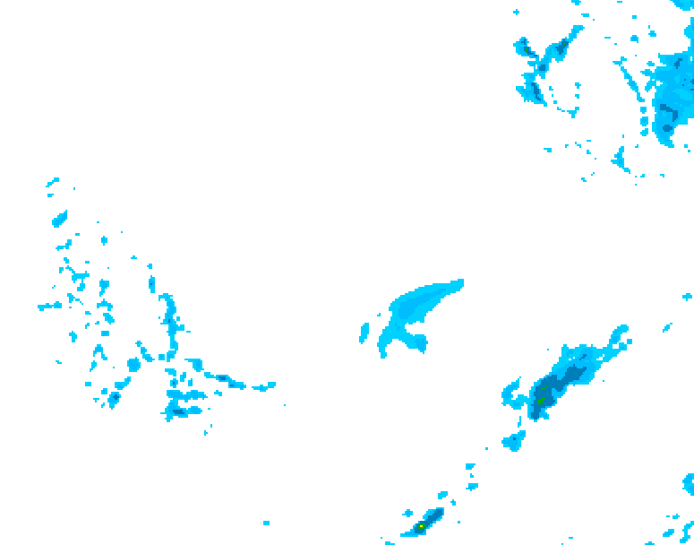 GDPS precipitation 222 hour forecast chart for Canada based on 2026/02/28 0000Z data