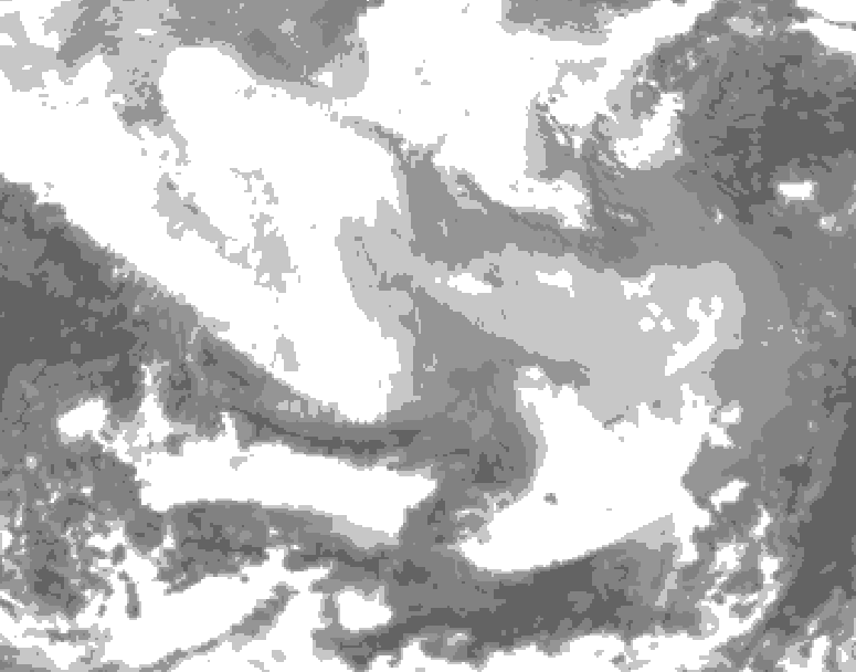 GDPS total cloud 066 hour forecast chart for Canada based on 2026/02/28 0000Z data