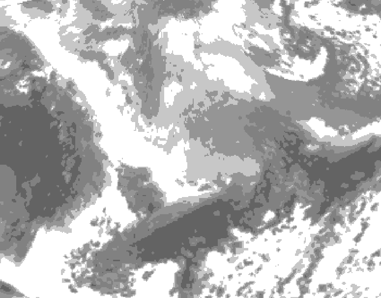 GDPS total cloud 168 hour forecast chart for Canada based on 2026/02/28 0000Z data