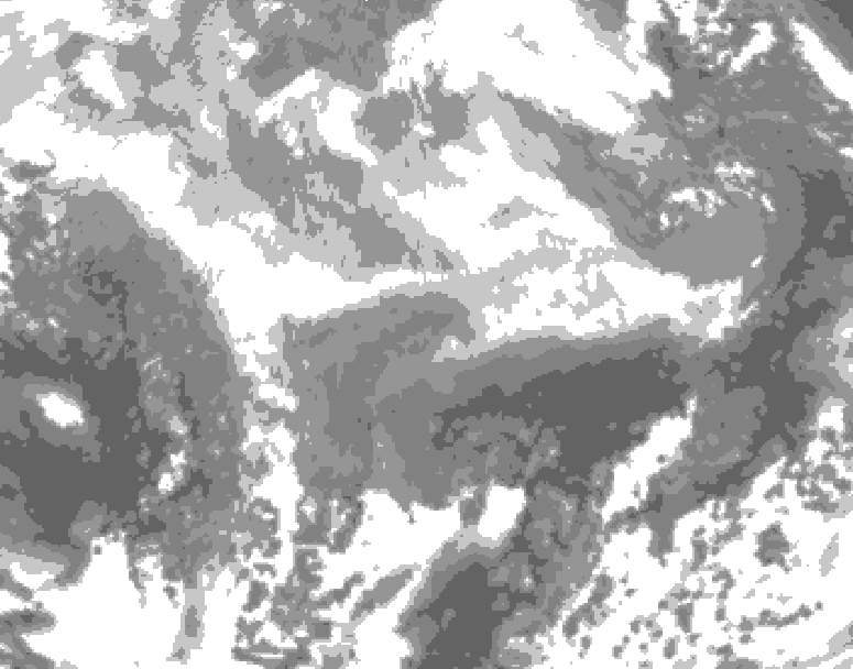 GDPS total cloud 180 hour forecast chart for Canada based on 2026/02/28 1200Z data