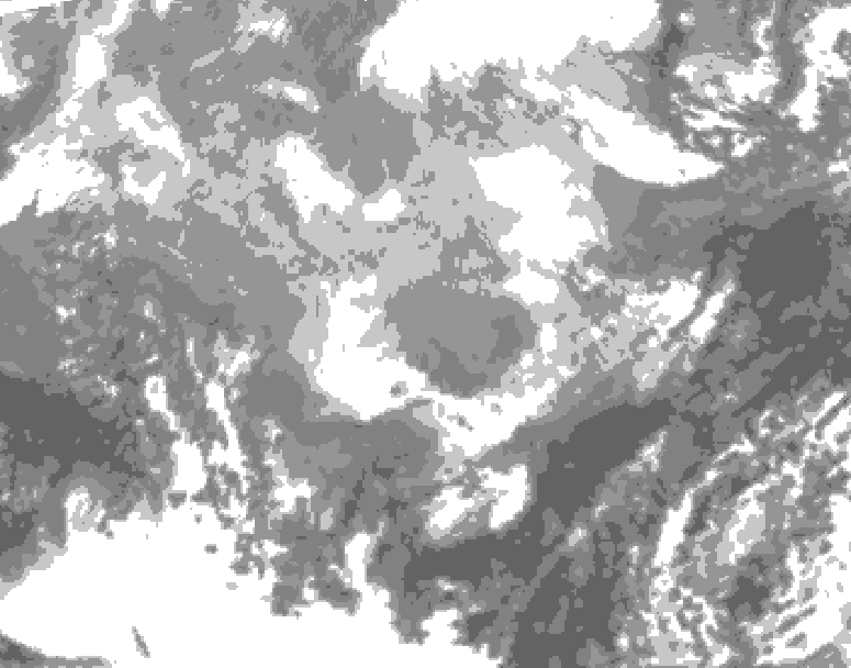 GDPS total cloud 216 hour forecast chart for Canada based on 2026/02/28 1200Z data