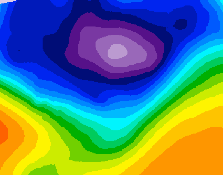 GDPS 500 millibar geopotential height 162 hour forecast chart for Canada based on 2026/03/01 0000Z data