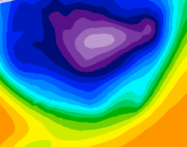 GDPS 500 millibar geopotential height 186 hour forecast chart for Canada based on 2026/03/01 0000Z data