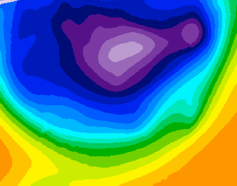 GDPS 500 millibar geopotential height 192 hour forecast chart for Canada based on 2026/03/01 0000Z data