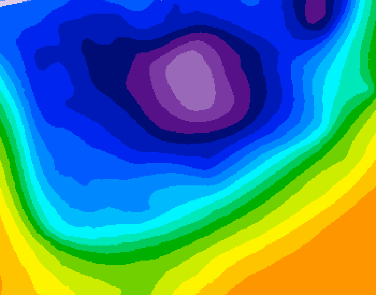 GDPS 500 millibar geopotential height 216 hour forecast chart for Canada based on 2026/03/01 0000Z data