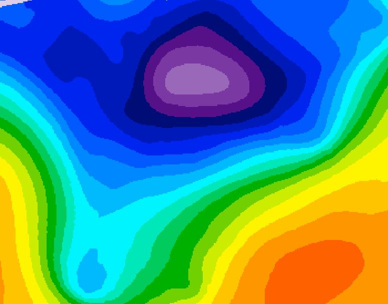 GDPS 500 millibar geopotential height 240 hour forecast chart for Canada based on 2026/03/01 0000Z data