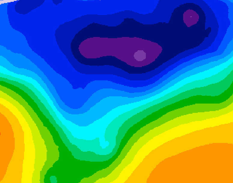 GDPS 500 millibar geopotential height 138 hour forecast chart for Canada based on 2026/03/01 1200Z data