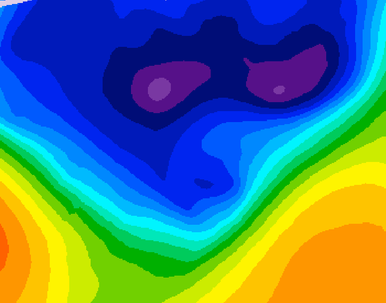 GDPS 500 millibar geopotential height 162 hour forecast chart for Canada based on 2026/03/01 1200Z data
