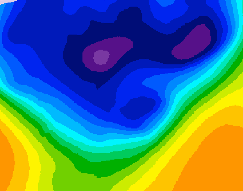 GDPS 500 millibar geopotential height 168 hour forecast chart for Canada based on 2026/03/01 1200Z data