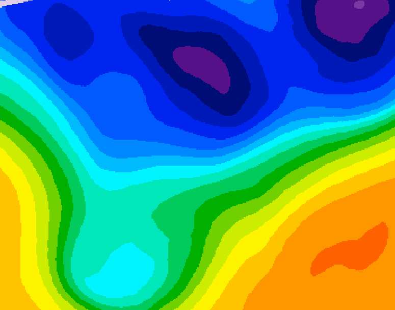 GDPS 500 millibar geopotential height 234 hour forecast chart for Canada based on 2026/03/01 1200Z data