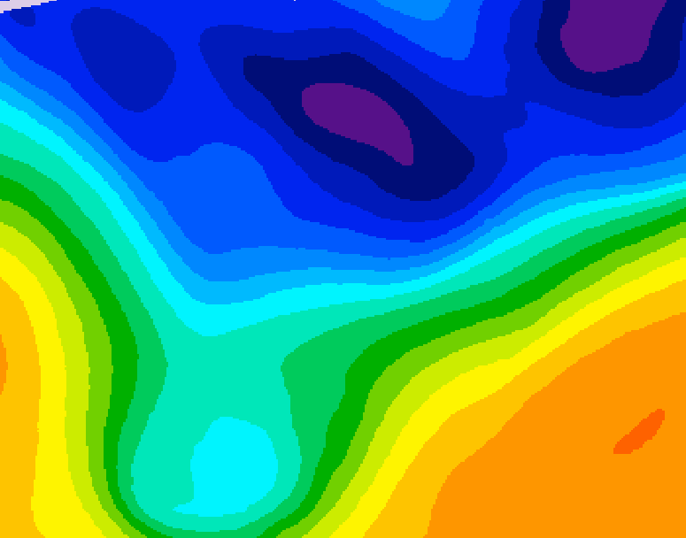 GDPS 500 millibar geopotential height 240 hour forecast chart for Canada based on 2026/03/01 1200Z data