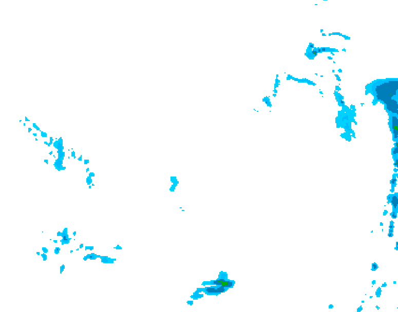 GDPS precipitation 030 hour forecast chart for Canada based on 2026/03/01 0000Z data