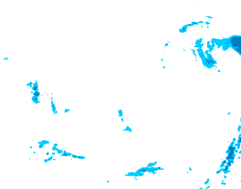 GDPS precipitation 036 hour forecast chart for Canada based on 2026/03/01 0000Z data