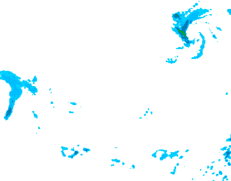 GDPS precipitation 054 hour forecast chart for Canada based on 2026/03/01 0000Z data