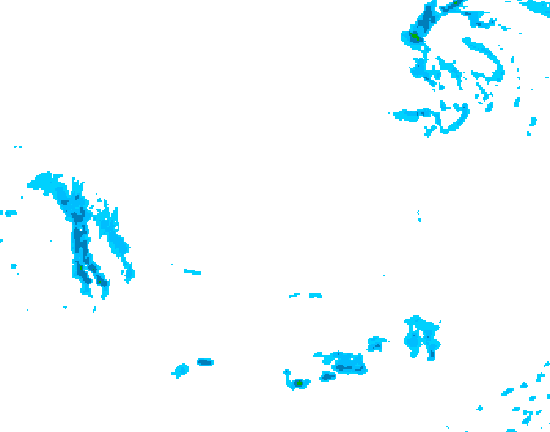GDPS precipitation 066 hour forecast chart for Canada based on 2026/03/01 0000Z data