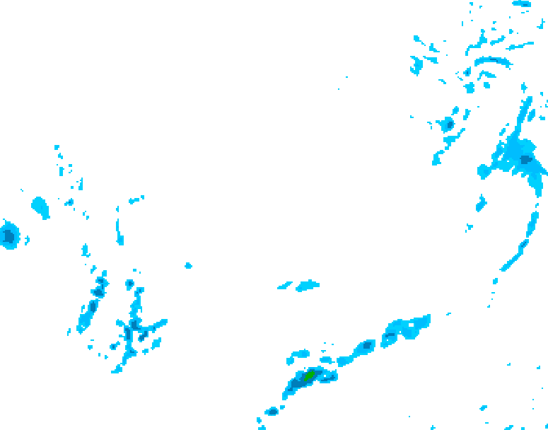 GDPS precipitation 096 hour forecast chart for Canada based on 2026/03/01 0000Z data