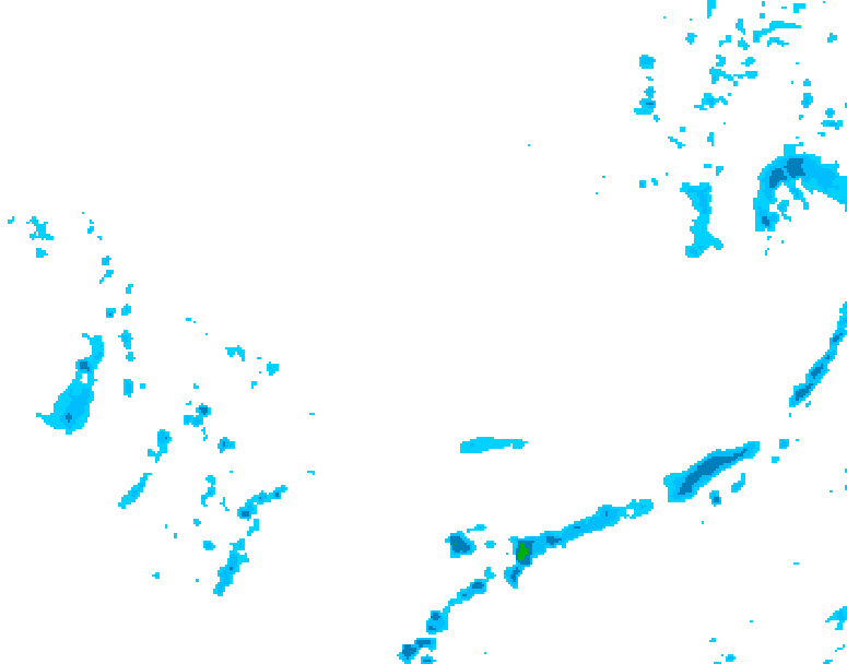 GDPS precipitation 102 hour forecast chart for Canada based on 2026/03/01 0000Z data