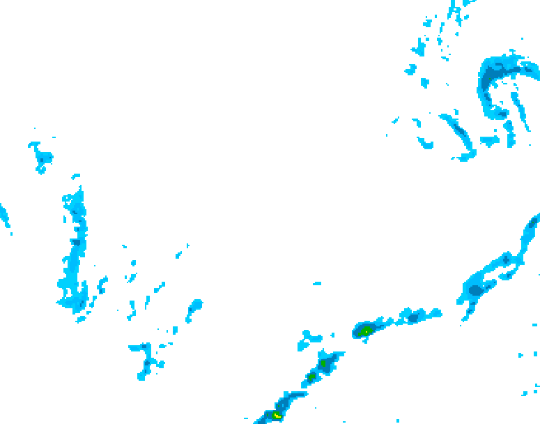 GDPS precipitation 108 hour forecast chart for Canada based on 2026/03/01 0000Z data