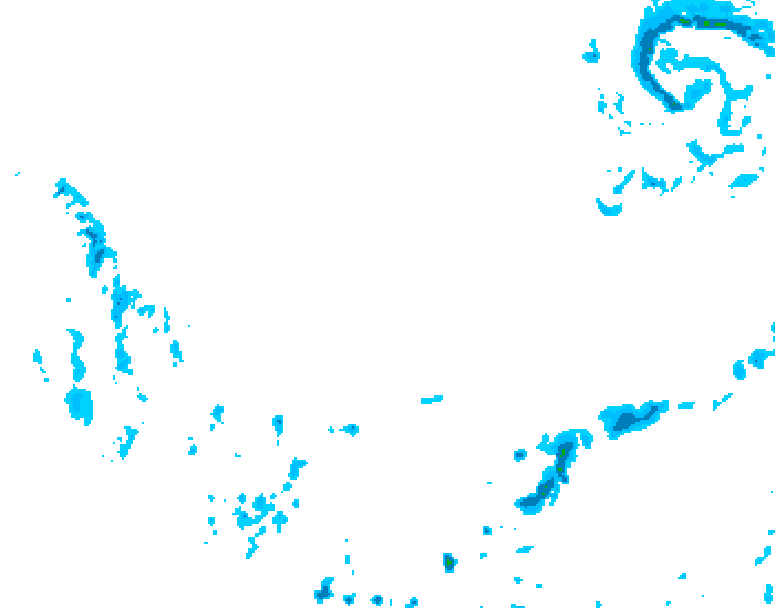 GDPS precipitation 120 hour forecast chart for Canada based on 2026/03/01 0000Z data