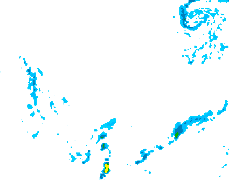 GDPS precipitation 126 hour forecast chart for Canada based on 2026/03/01 0000Z data