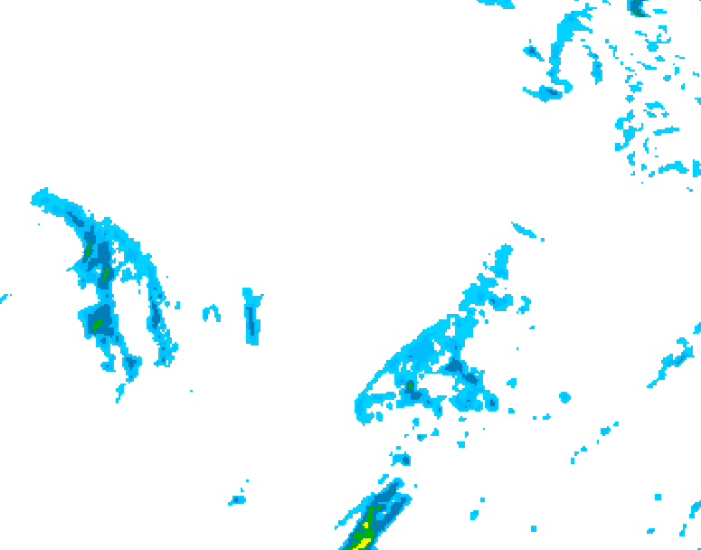 GDPS precipitation 150 hour forecast chart for Canada based on 2026/03/01 0000Z data