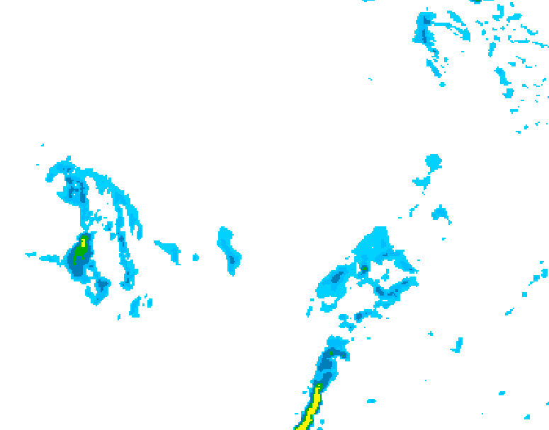 GDPS precipitation 156 hour forecast chart for Canada based on 2026/03/01 0000Z data