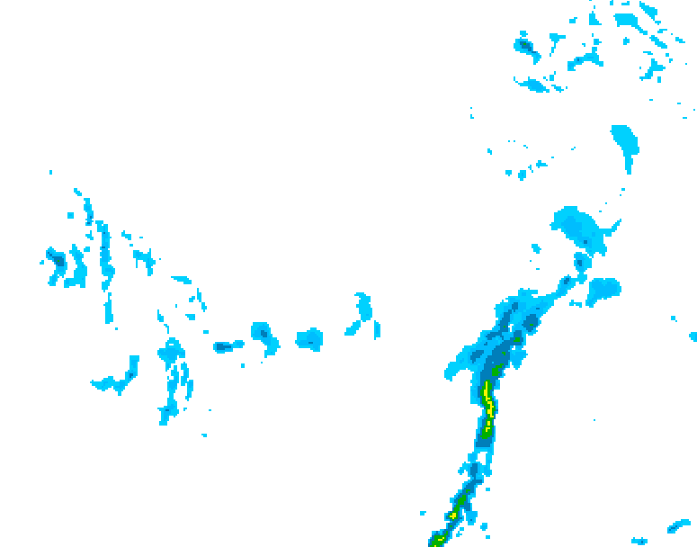 GDPS precipitation 168 hour forecast chart for Canada based on 2026/03/01 0000Z data
