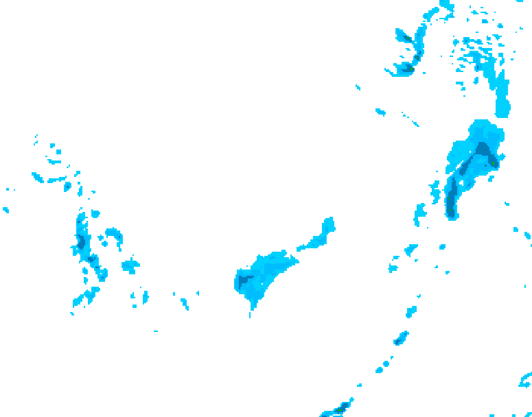 GDPS precipitation 180 hour forecast chart for Canada based on 2026/03/01 0000Z data