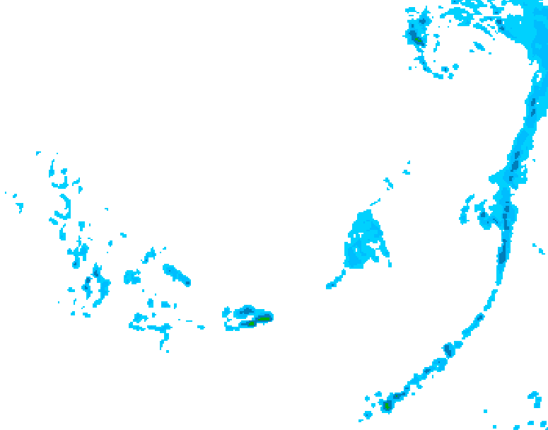 GDPS precipitation 198 hour forecast chart for Canada based on 2026/03/01 0000Z data