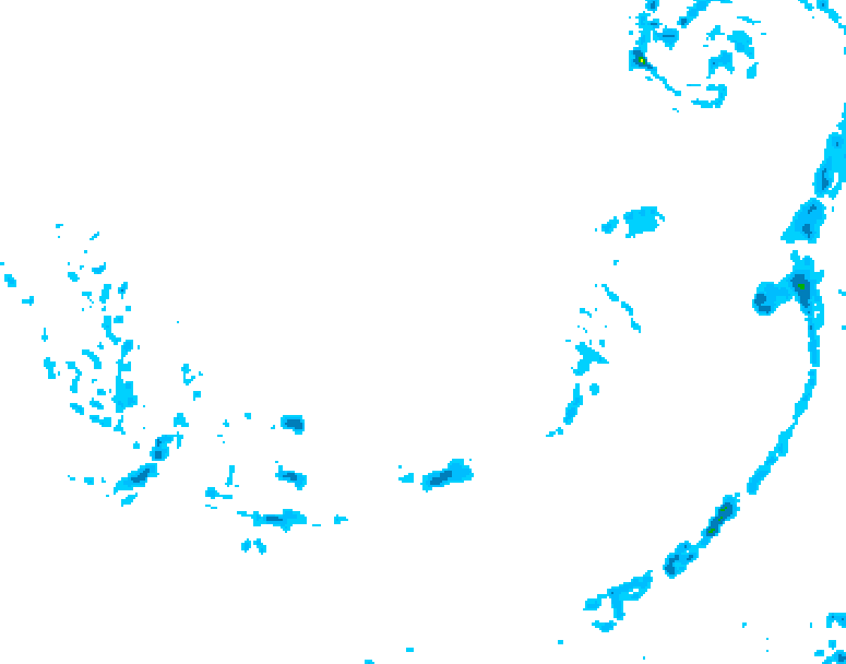 GDPS precipitation 204 hour forecast chart for Canada based on 2026/03/01 0000Z data