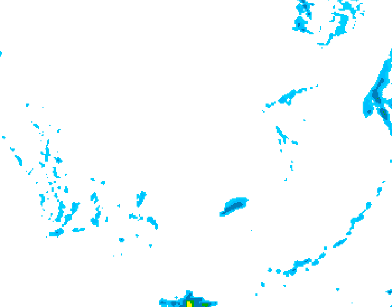GDPS precipitation 210 hour forecast chart for Canada based on 2026/03/01 0000Z data