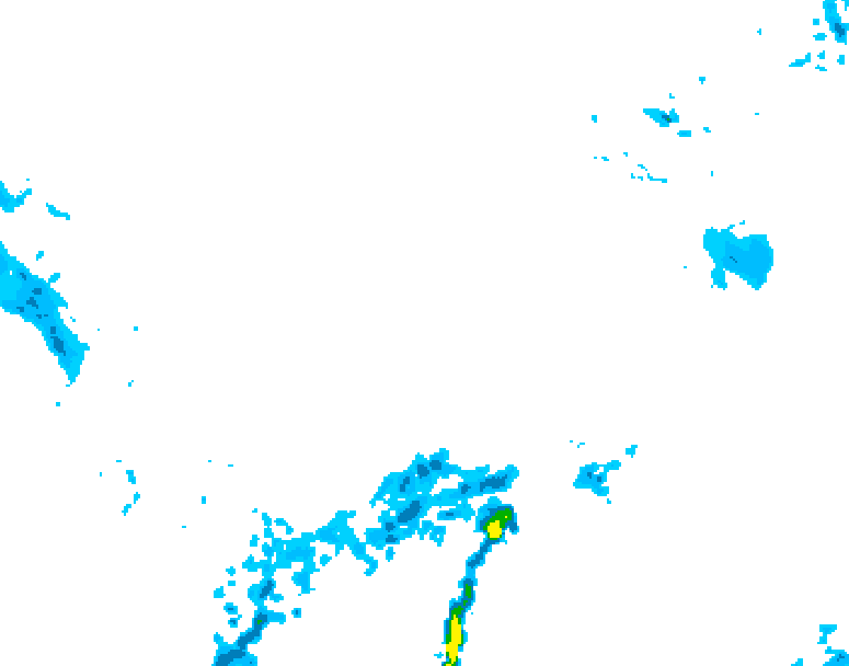 GDPS precipitation 240 hour forecast chart for Canada based on 2026/03/01 0000Z data
