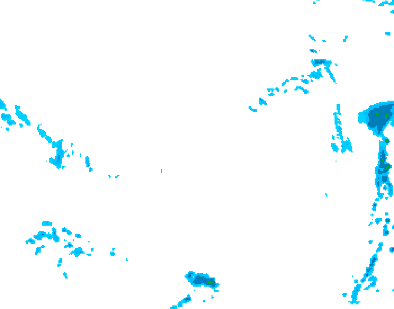 GDPS precipitation 012 hour forecast chart for Canada based on 2026/03/01 1200Z data