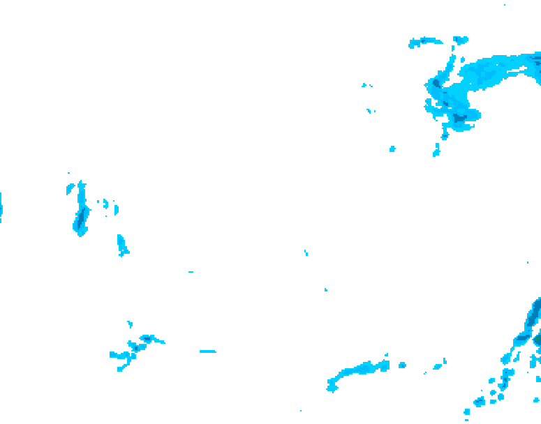 GDPS precipitation 030 hour forecast chart for Canada based on 2026/03/01 1200Z data