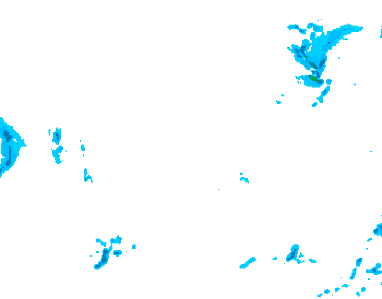 GDPS precipitation 036 hour forecast chart for Canada based on 2026/03/01 1200Z data