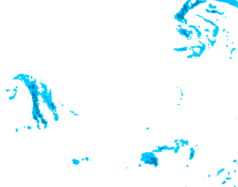 GDPS precipitation 054 hour forecast chart for Canada based on 2026/03/01 1200Z data