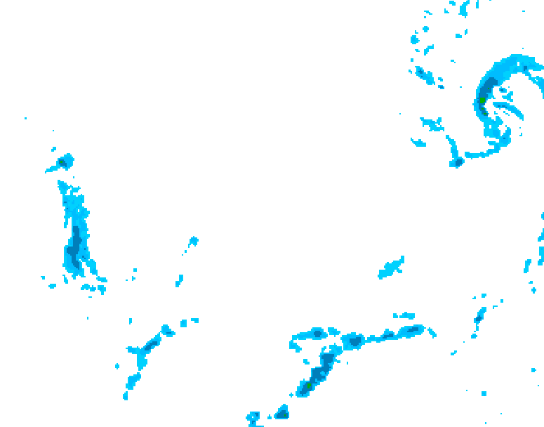 GDPS precipitation 096 hour forecast chart for Canada based on 2026/03/01 1200Z data