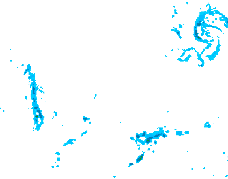 GDPS precipitation 102 hour forecast chart for Canada based on 2026/03/01 1200Z data