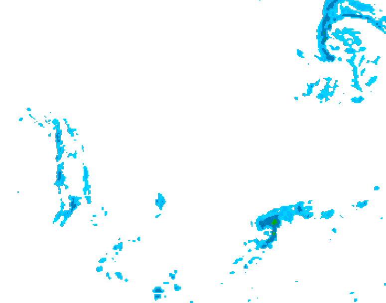 GDPS precipitation 108 hour forecast chart for Canada based on 2026/03/01 1200Z data