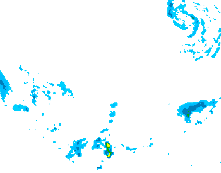 GDPS precipitation 120 hour forecast chart for Canada based on 2026/03/01 1200Z data