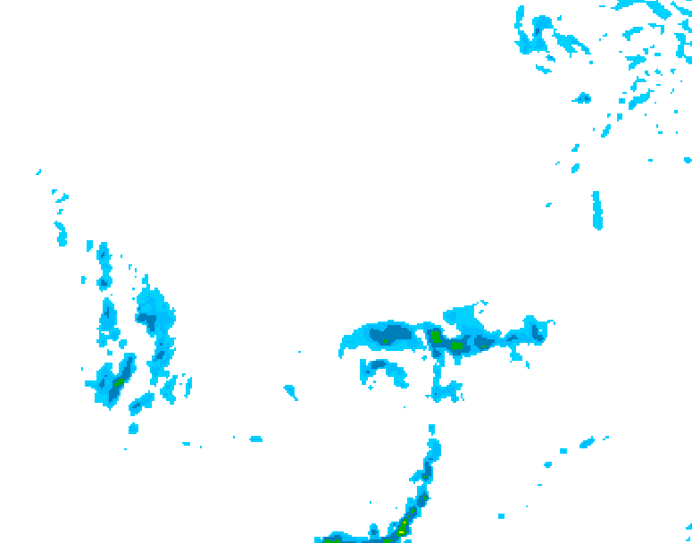 GDPS precipitation 150 hour forecast chart for Canada based on 2026/03/01 1200Z data